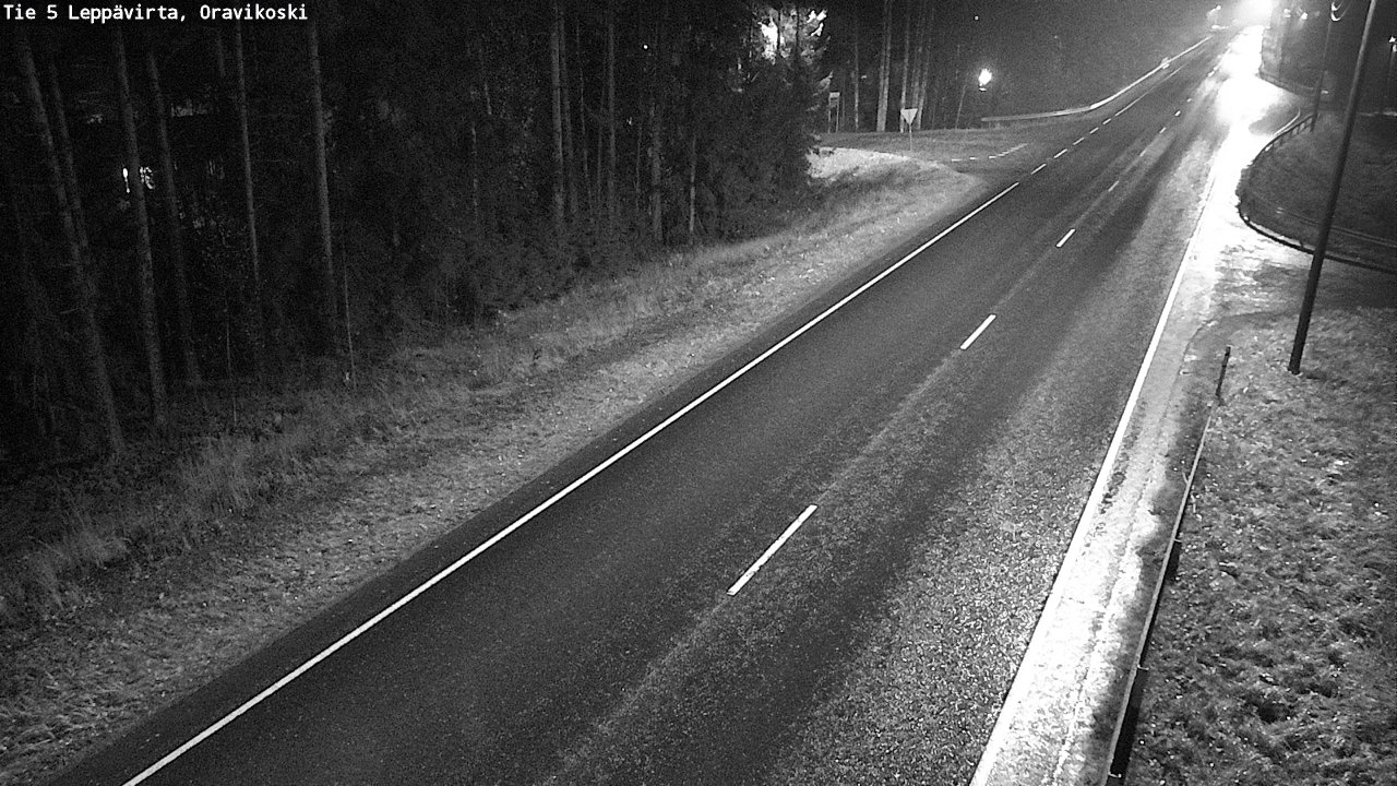 Weather Camera Image Road 5 Leppävirta, Oravikoski, Leppävirta, Pohjois-Savo