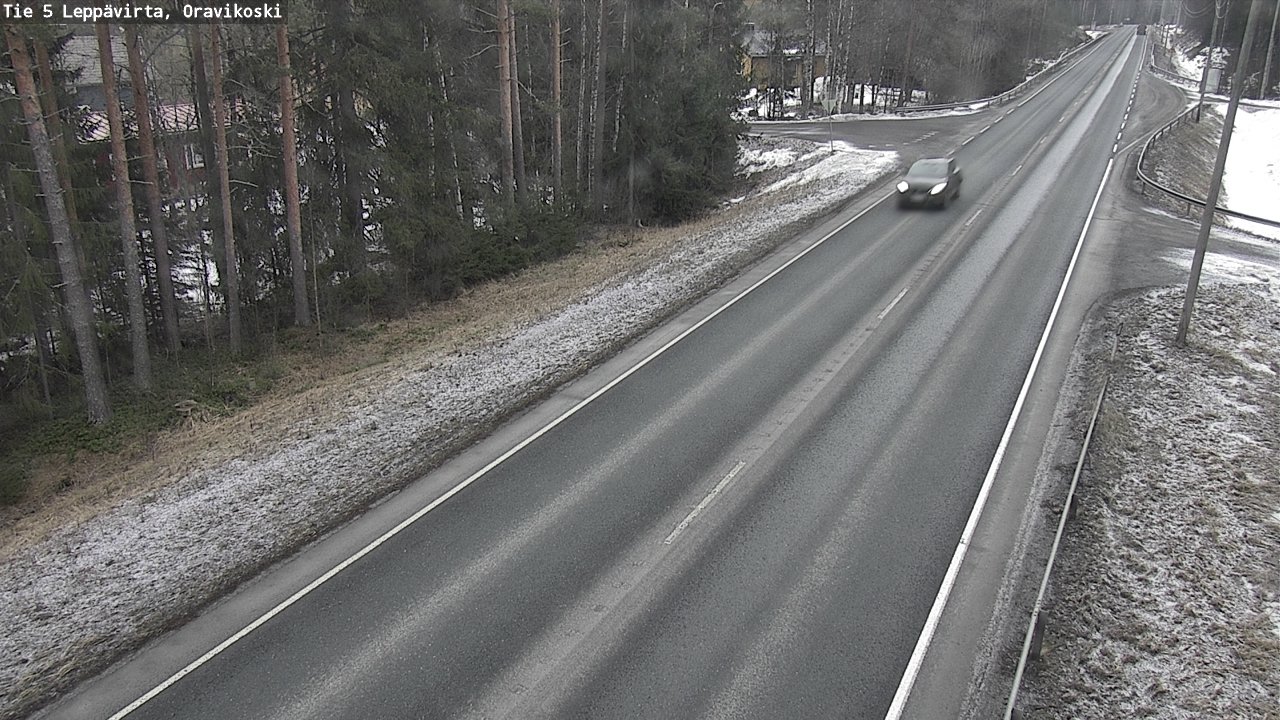 Kelikamerat Kuva Tie 5 Leppävirta, Oravikoski, Leppävirta, Pohjois-Savo