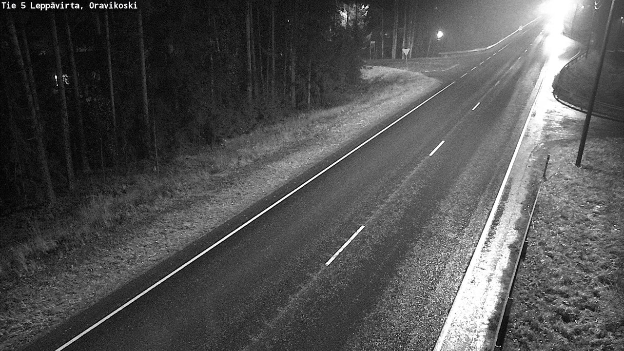 Weather Camera Image Road 5 Leppävirta, Oravikoski, Leppävirta, Pohjois-Savo