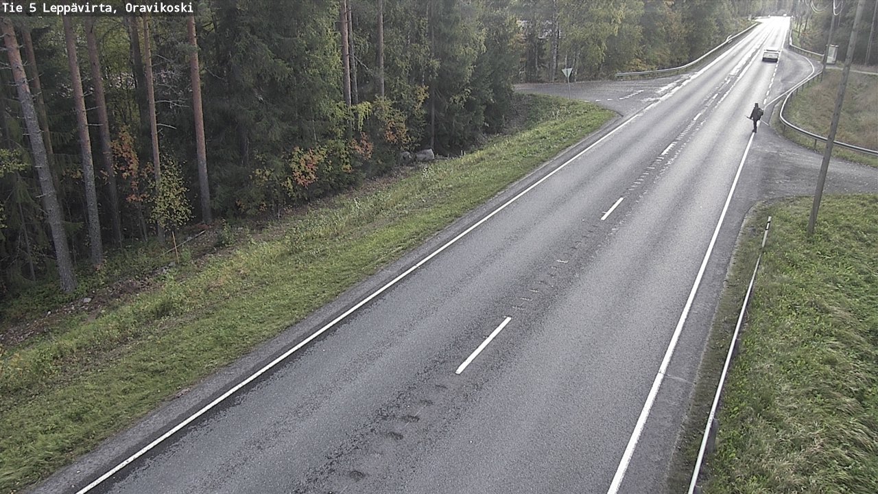 Weather Camera Image Road 5 Leppävirta, Oravikoski, Leppävirta, Pohjois-Savo