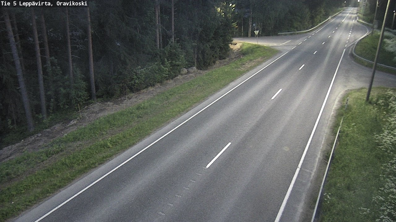 Kelikamerat Kuva Tie 5 Leppävirta, Oravikoski, Leppävirta, Pohjois-Savo