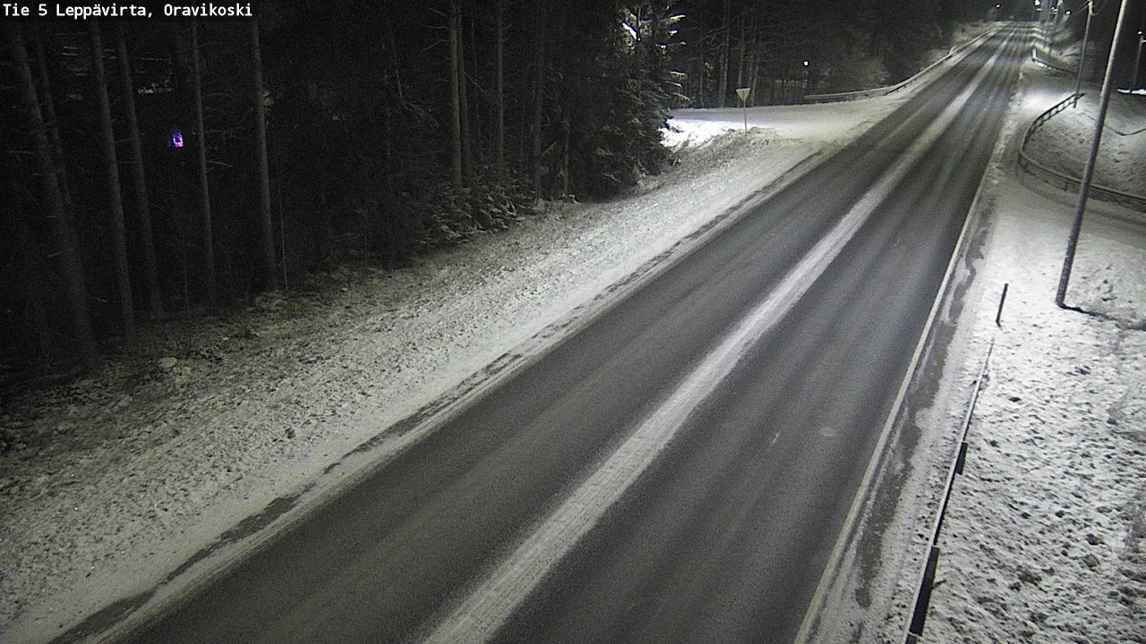Kelikamerat Kuva Tie 5 Leppävirta, Oravikoski, Leppävirta, Pohjois-Savo