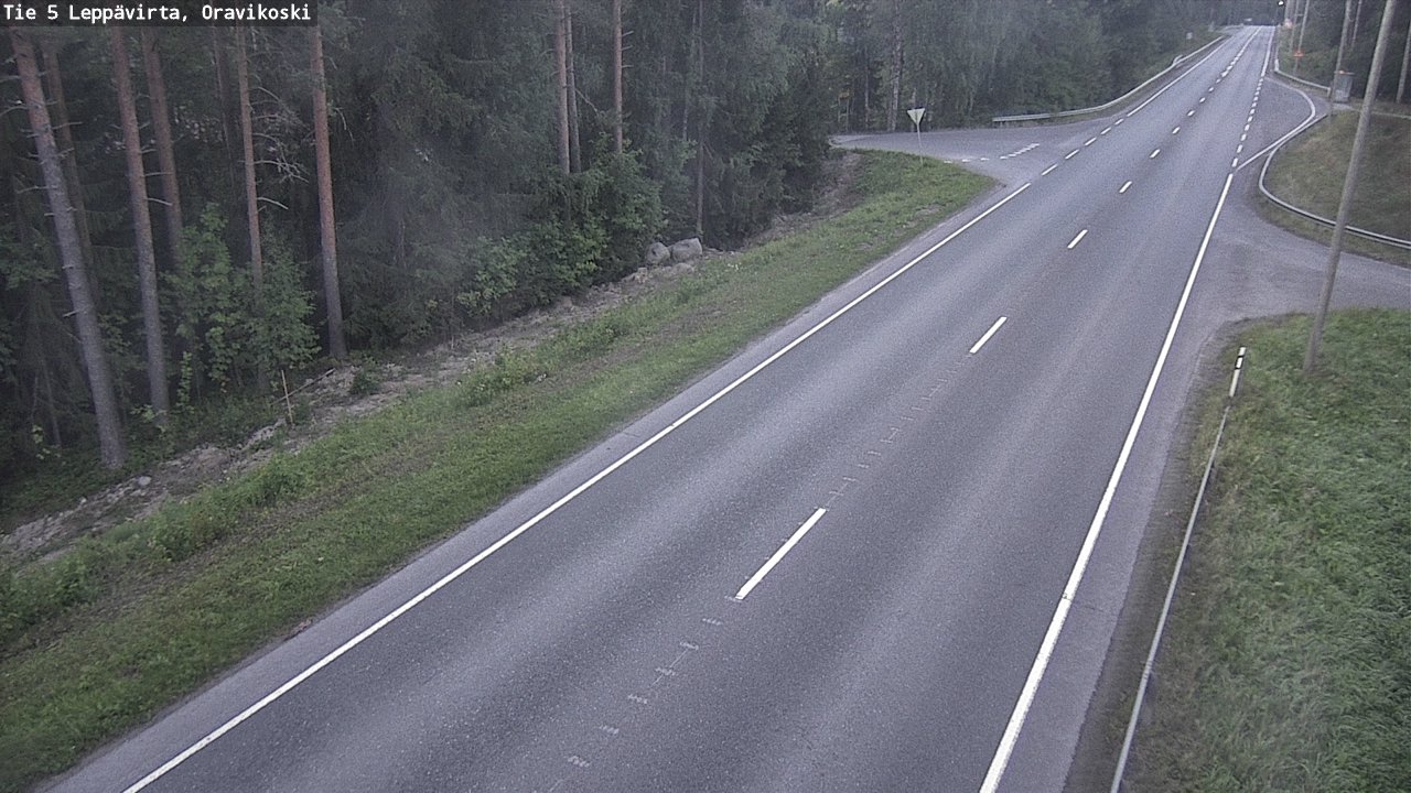 Kelikamerat Kuva Tie 5 Leppävirta, Oravikoski, Leppävirta, Pohjois-Savo