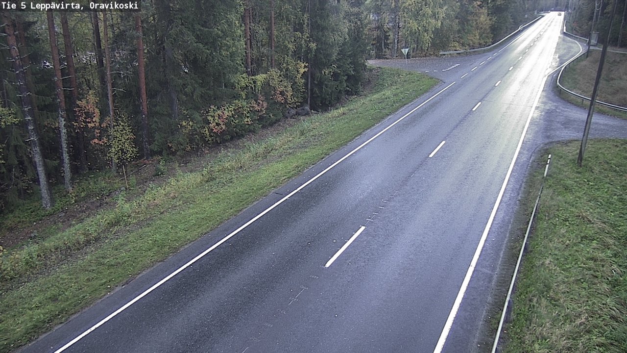 Kelikamerat Kuva Tie 5 Leppävirta, Oravikoski, Leppävirta, Pohjois-Savo