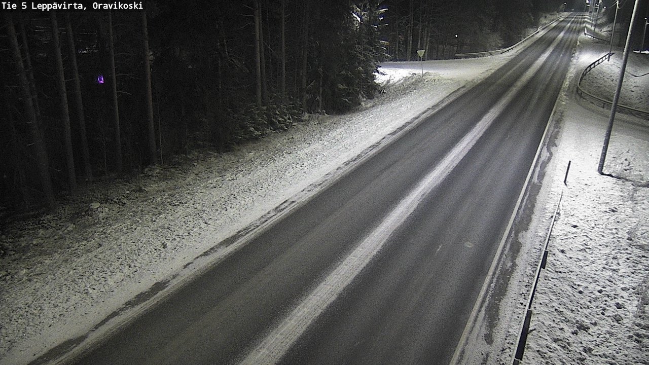 Kelikamerat Kuva Tie 5 Leppävirta, Oravikoski, Leppävirta, Pohjois-Savo