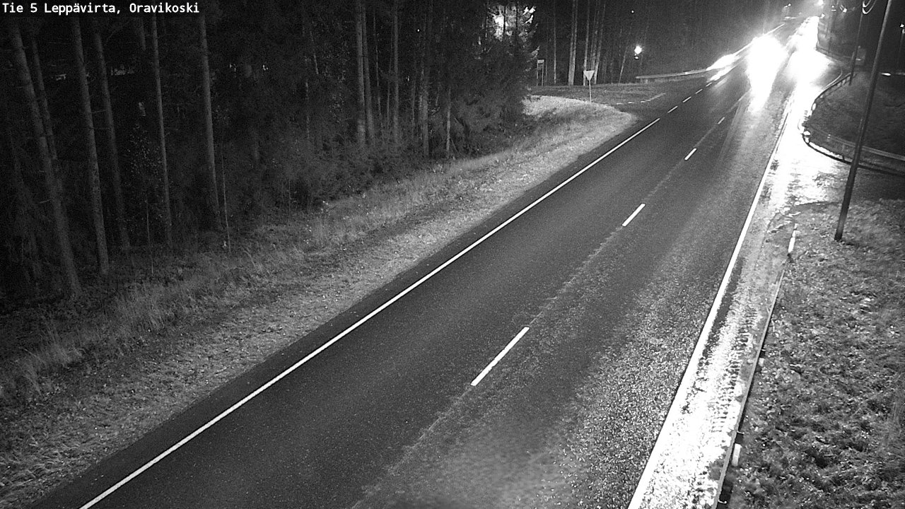 Weather Camera Image Väg 5 Leppävirta, Oravikoski, Leppävirta, Pohjois-Savo