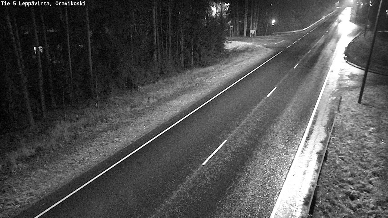Weather Camera Image Road 5 Leppävirta, Oravikoski, Leppävirta, Pohjois-Savo