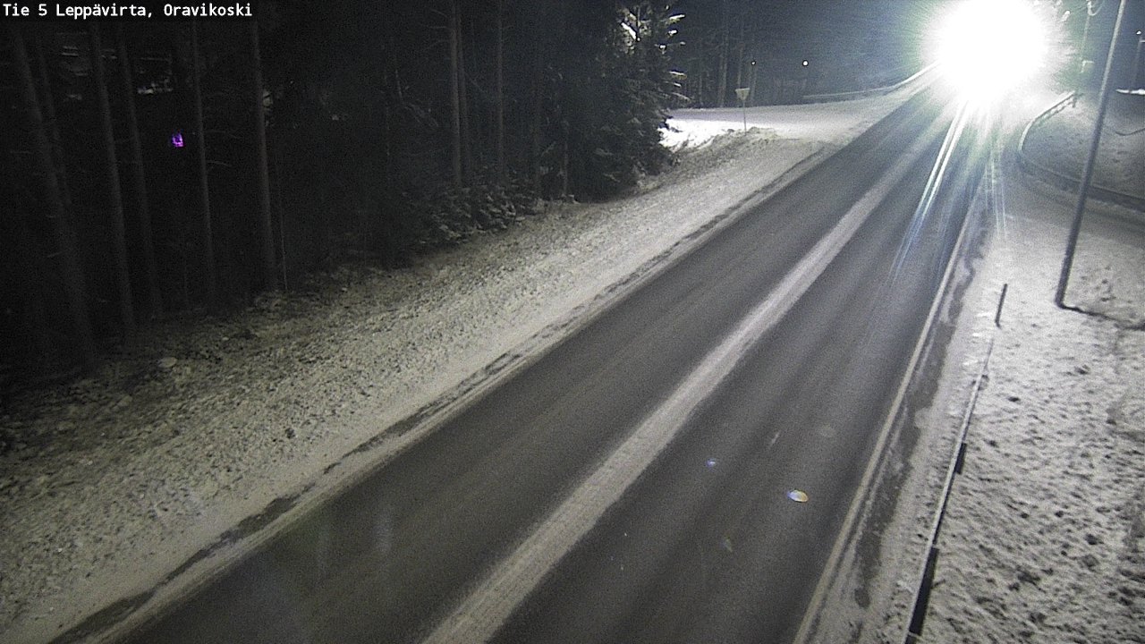 Kelikamerat Kuva Tie 5 Leppävirta, Oravikoski, Leppävirta, Pohjois-Savo