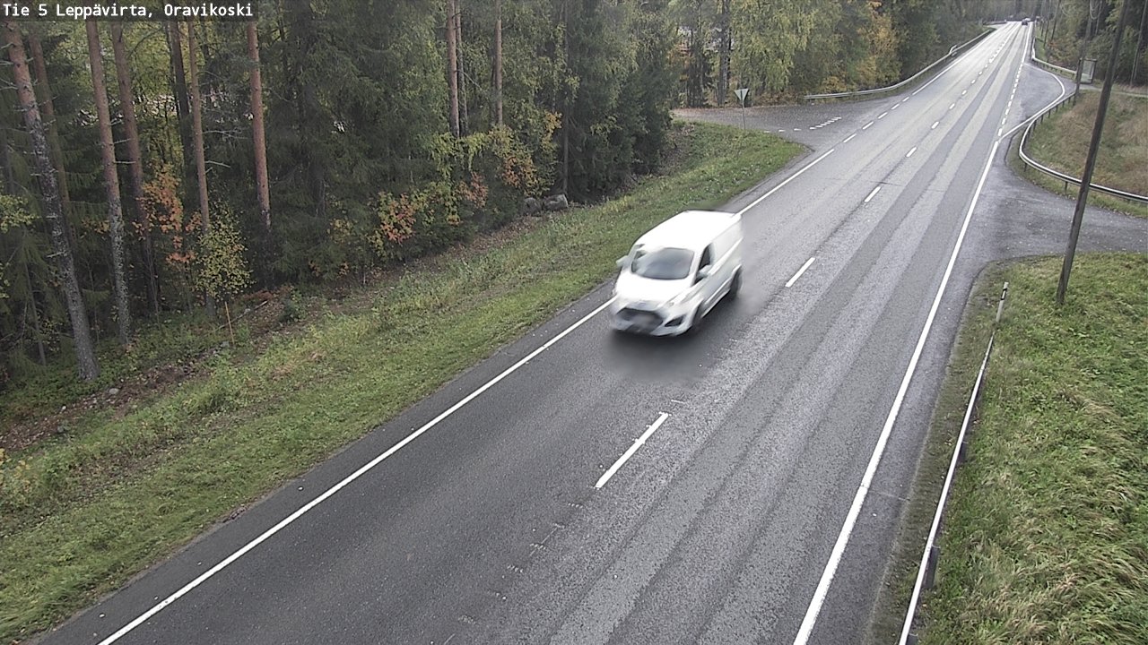 Weather Camera Image Road 5 Leppävirta, Oravikoski, Leppävirta, Pohjois-Savo