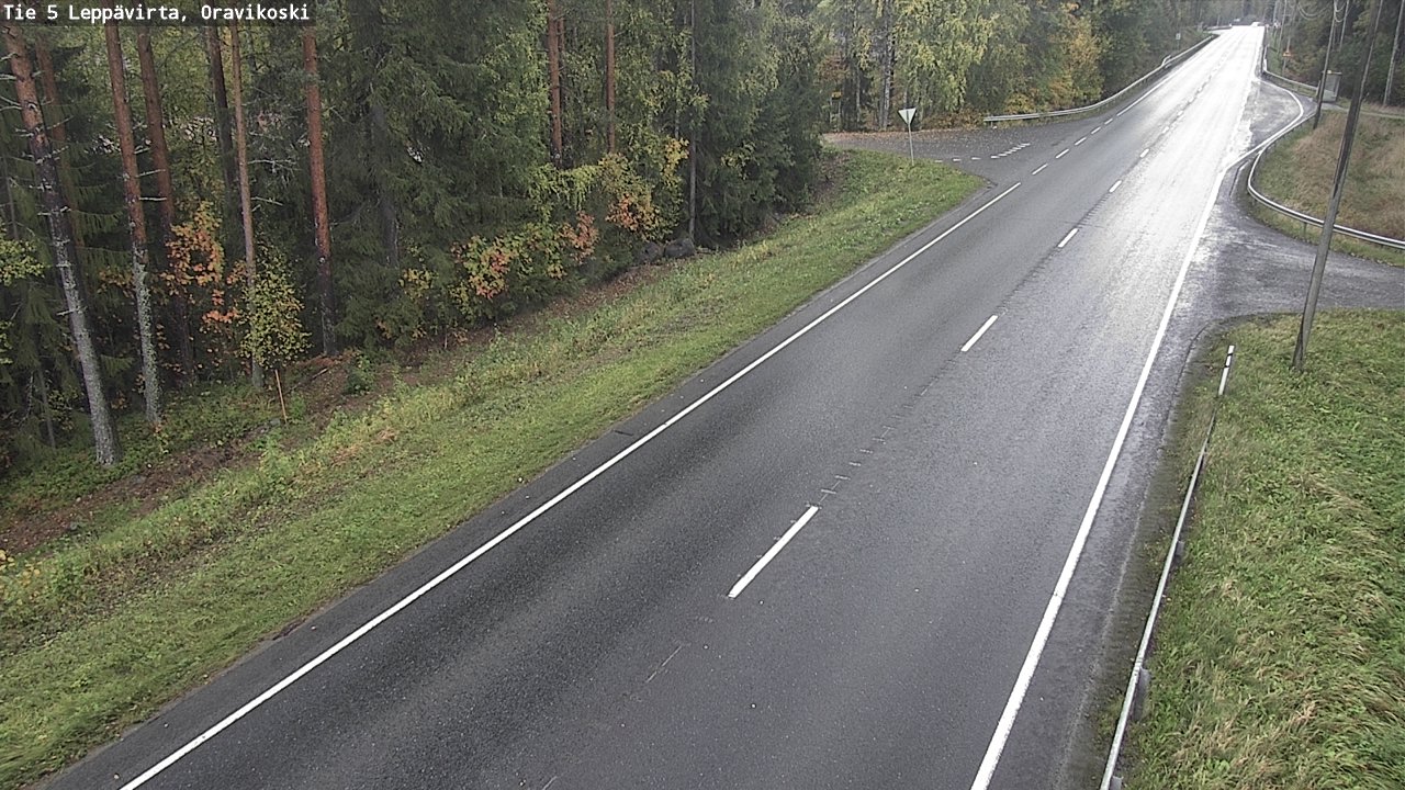 Kelikamerat Kuva Tie 5 Leppävirta, Oravikoski, Leppävirta, Pohjois-Savo