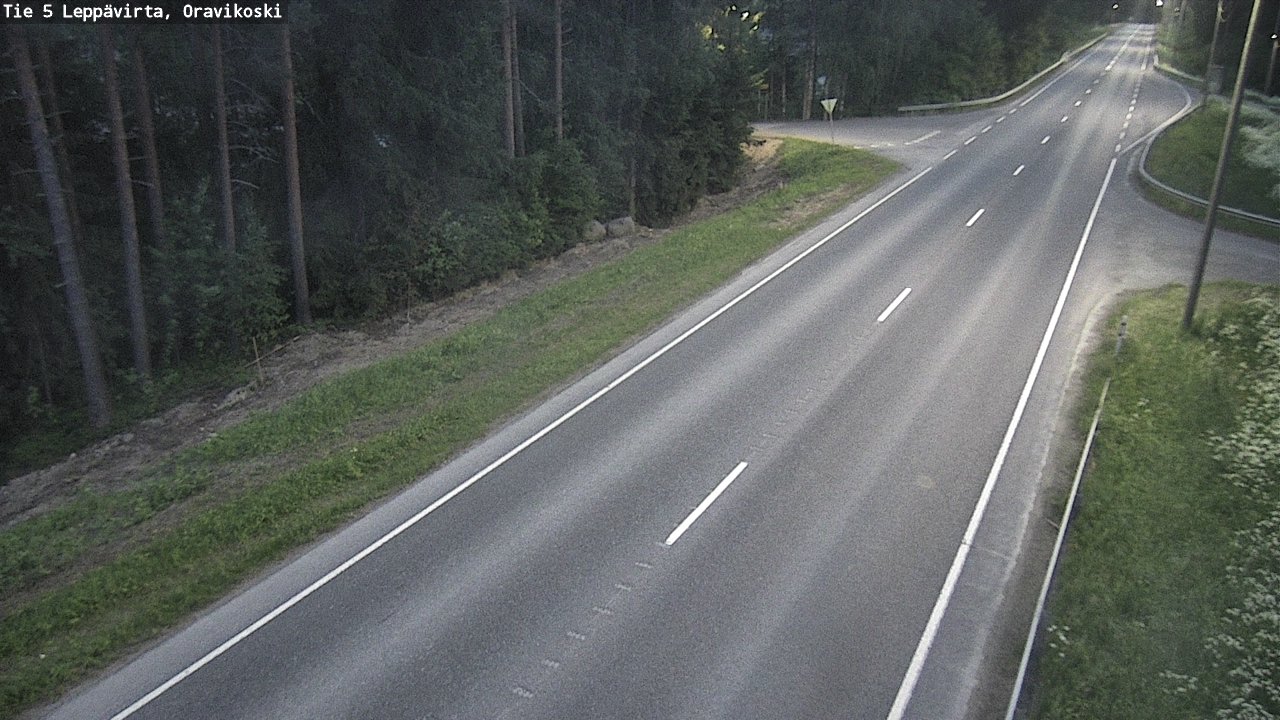 Kelikamerat Kuva Tie 5 Leppävirta, Oravikoski, Leppävirta, Pohjois-Savo
