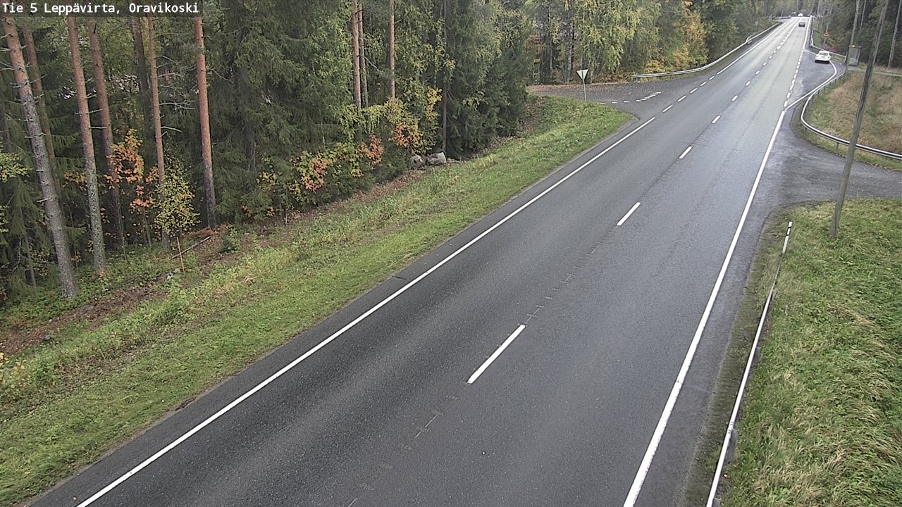 Kelikamerat Kuva Tie 5 Leppävirta, Oravikoski, Leppävirta, Pohjois-Savo