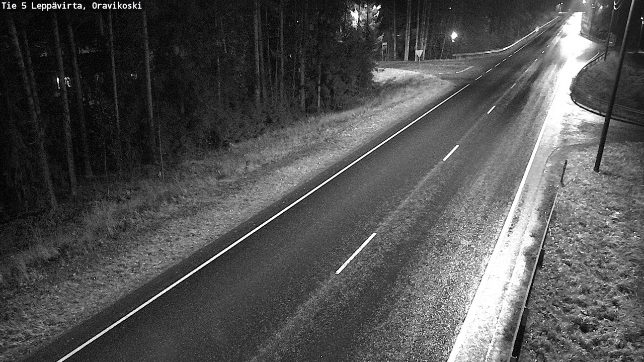 Weather Camera Image Road 5 Leppävirta, Oravikoski, Leppävirta, Pohjois-Savo