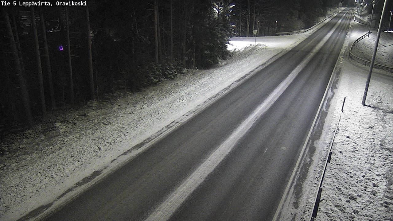 Kelikamerat Kuva Tie 5 Leppävirta, Oravikoski, Leppävirta, Pohjois-Savo