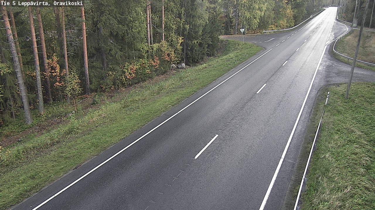 Kelikamerat Kuva Tie 5 Leppävirta, Oravikoski, Leppävirta, Pohjois-Savo