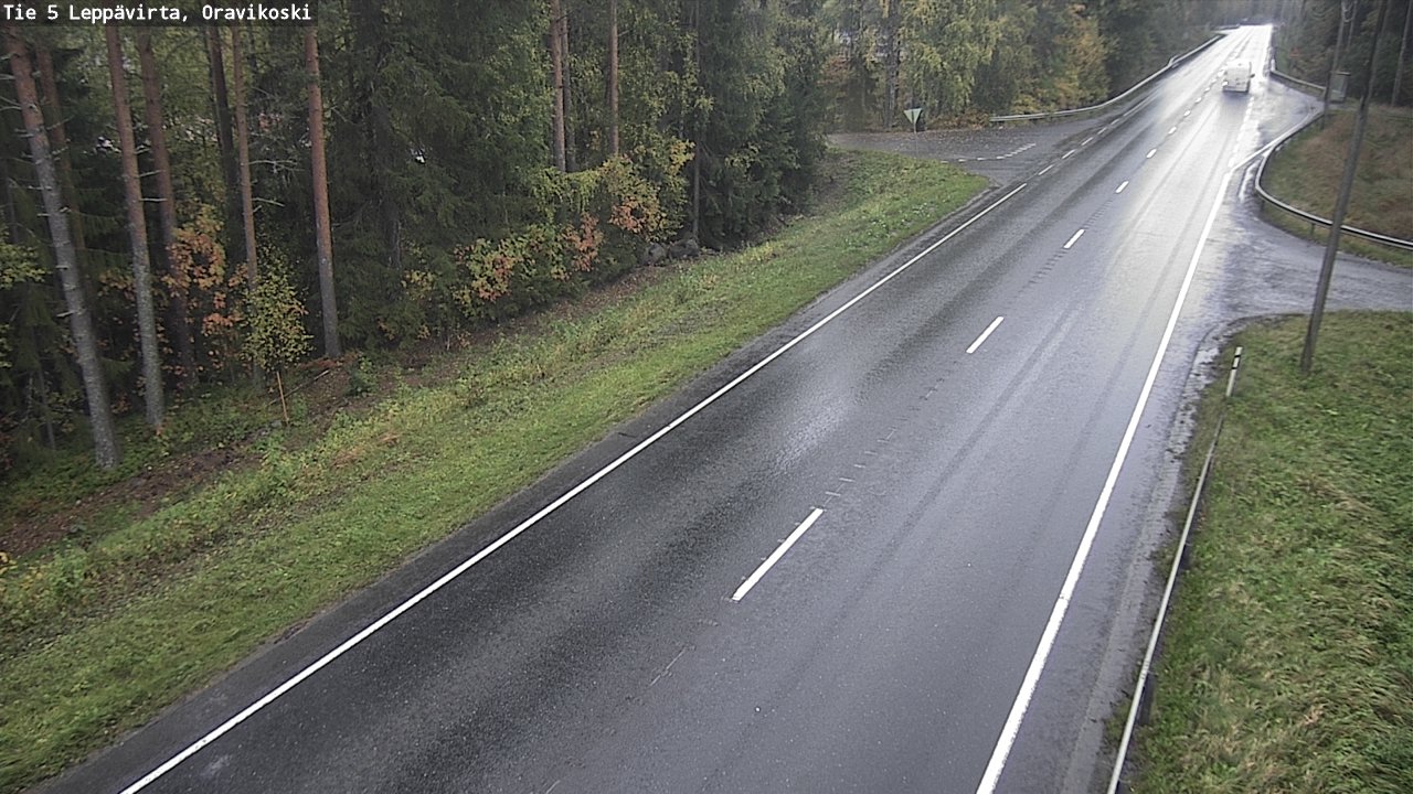 Kelikamerat Kuva Tie 5 Leppävirta, Oravikoski, Leppävirta, Pohjois-Savo