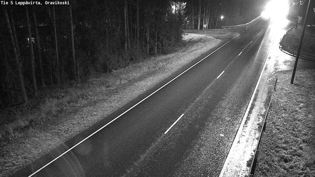Weather Camera Image Väg 5 Leppävirta, Oravikoski, Leppävirta, Pohjois-Savo