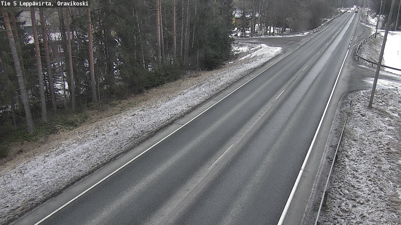 Kelikamerat Kuva Tie 5 Leppävirta, Oravikoski, Leppävirta, Pohjois-Savo