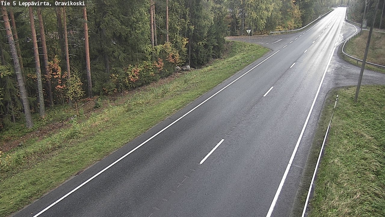 Kelikamerat Kuva Tie 5 Leppävirta, Oravikoski, Leppävirta, Pohjois-Savo