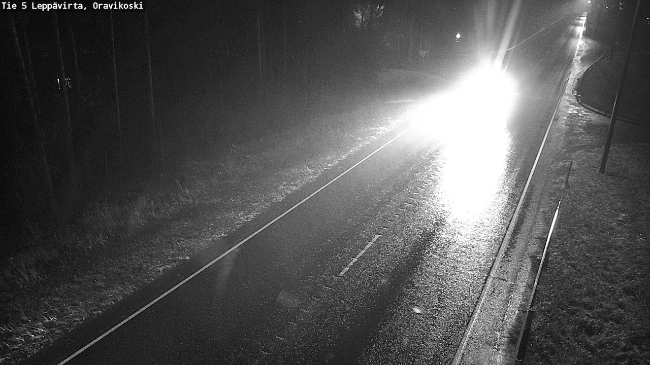 Weather Camera Image Road 5 Leppävirta, Oravikoski, Leppävirta, Pohjois-Savo