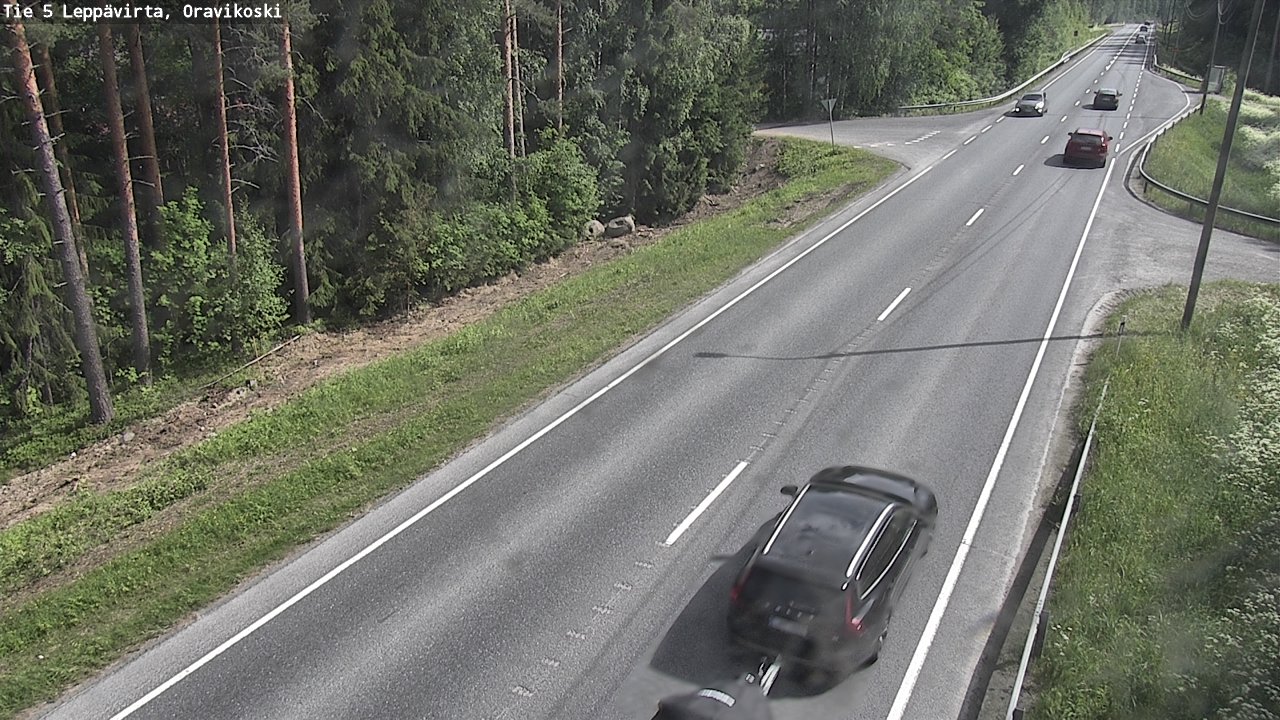 Kelikamerat Kuva Tie 5 Leppävirta, Oravikoski, Leppävirta, Pohjois-Savo