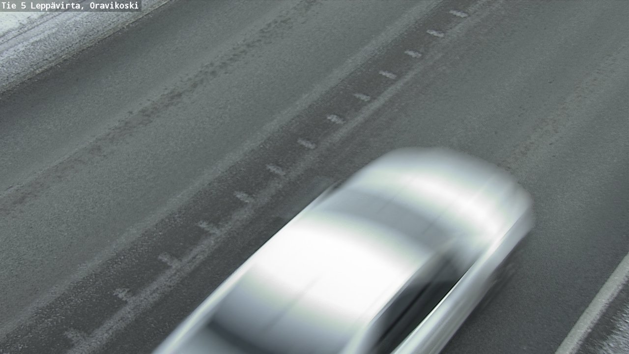 Weather Camera Image Väg 5 Leppävirta, Oravikoski, Leppävirta, Pohjois-Savo