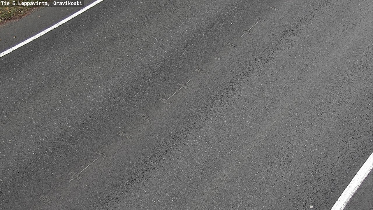 Weather Camera Image Väg 5 Leppävirta, Oravikoski, Leppävirta, Pohjois-Savo