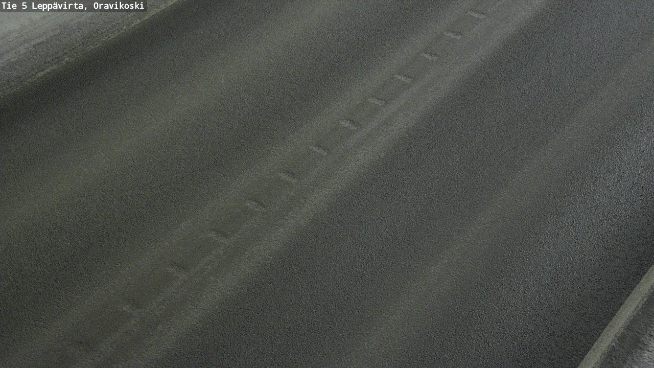 Weather Camera Image Väg 5 Leppävirta, Oravikoski, Leppävirta, Pohjois-Savo