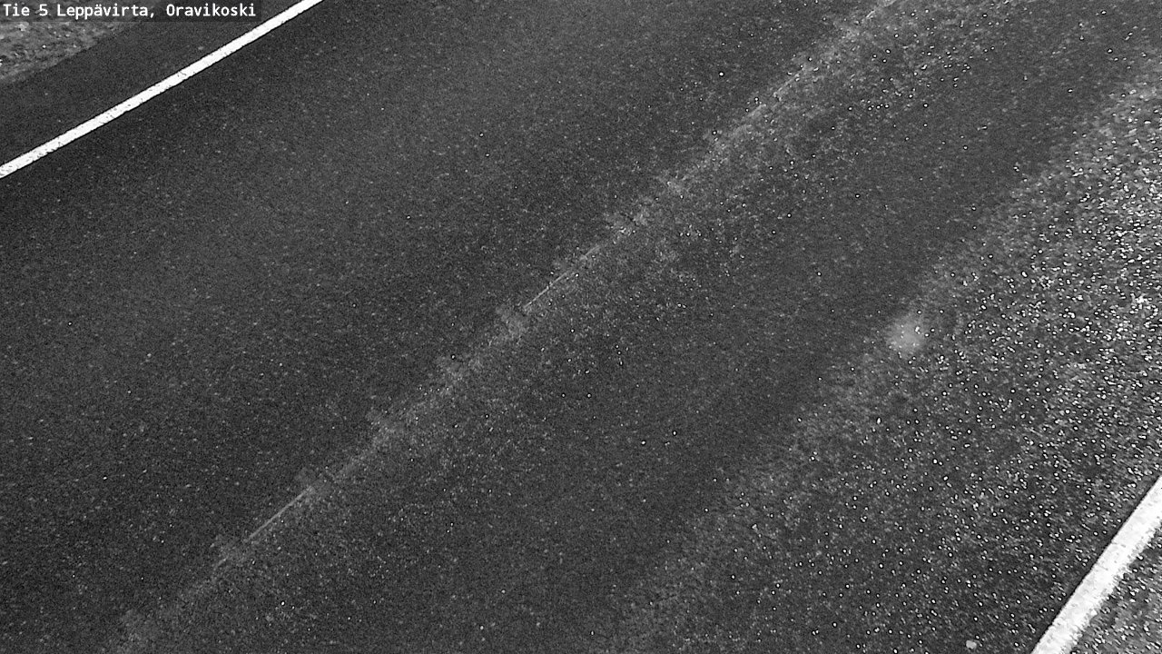 Weather Camera Image Väg 5 Leppävirta, Oravikoski, Leppävirta, Pohjois-Savo