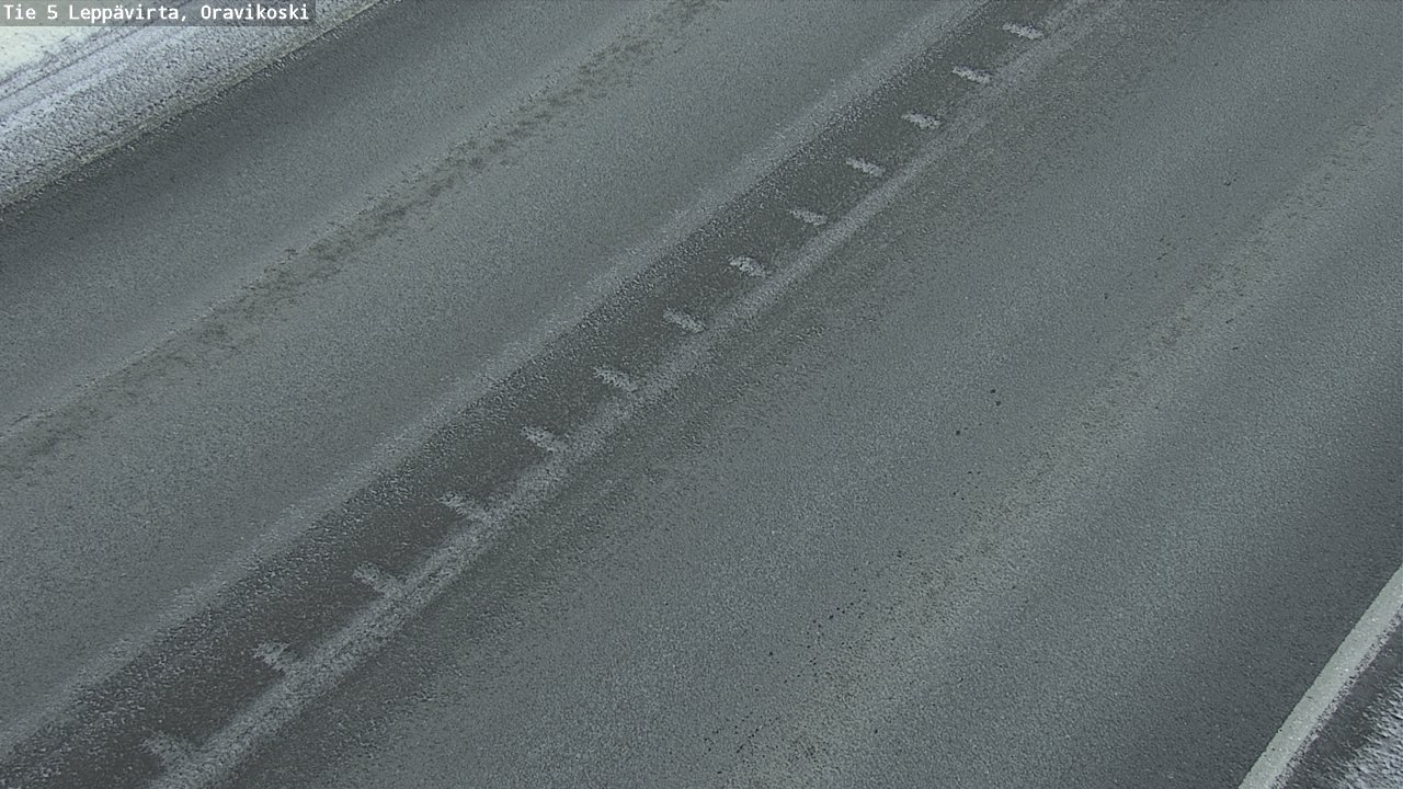 Weather Camera Image Väg 5 Leppävirta, Oravikoski, Leppävirta, Pohjois-Savo