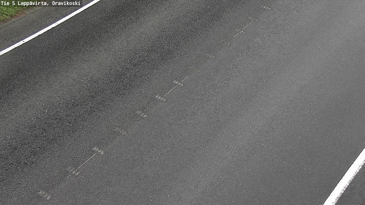 Weather Camera Image Väg 5 Leppävirta, Oravikoski, Leppävirta, Pohjois-Savo