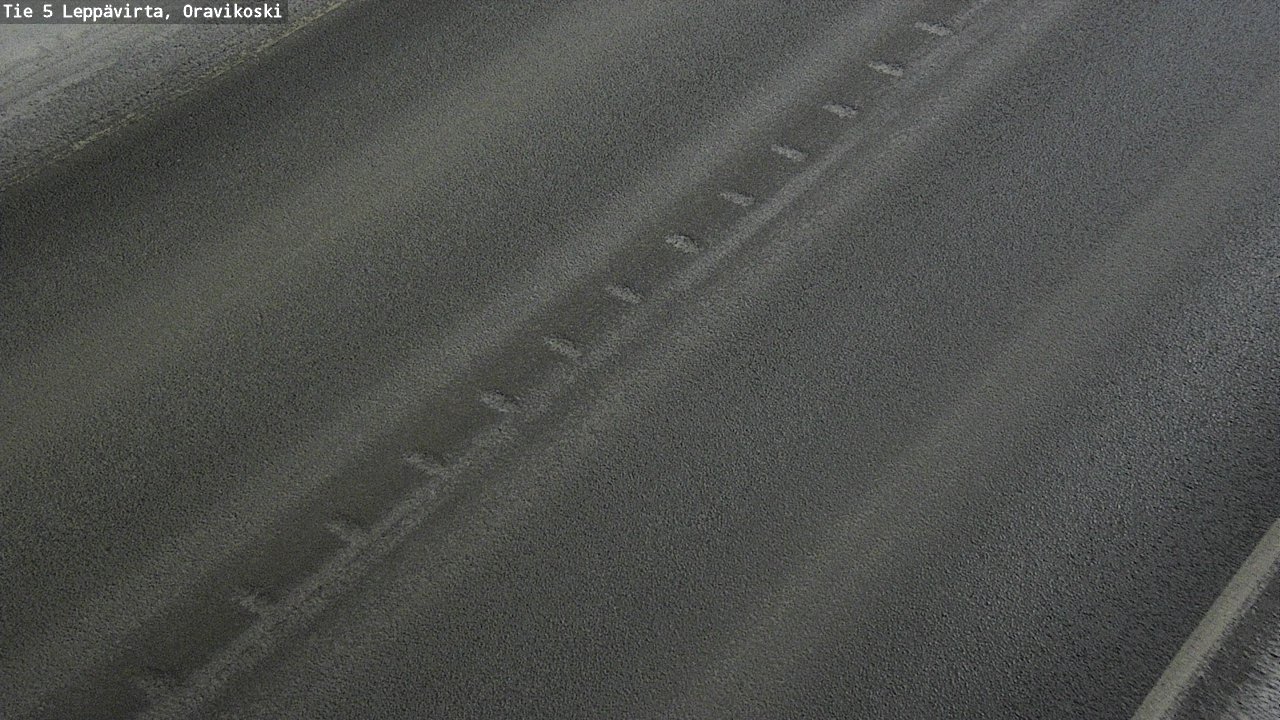 Weather Camera Image Väg 5 Leppävirta, Oravikoski, Leppävirta, Pohjois-Savo