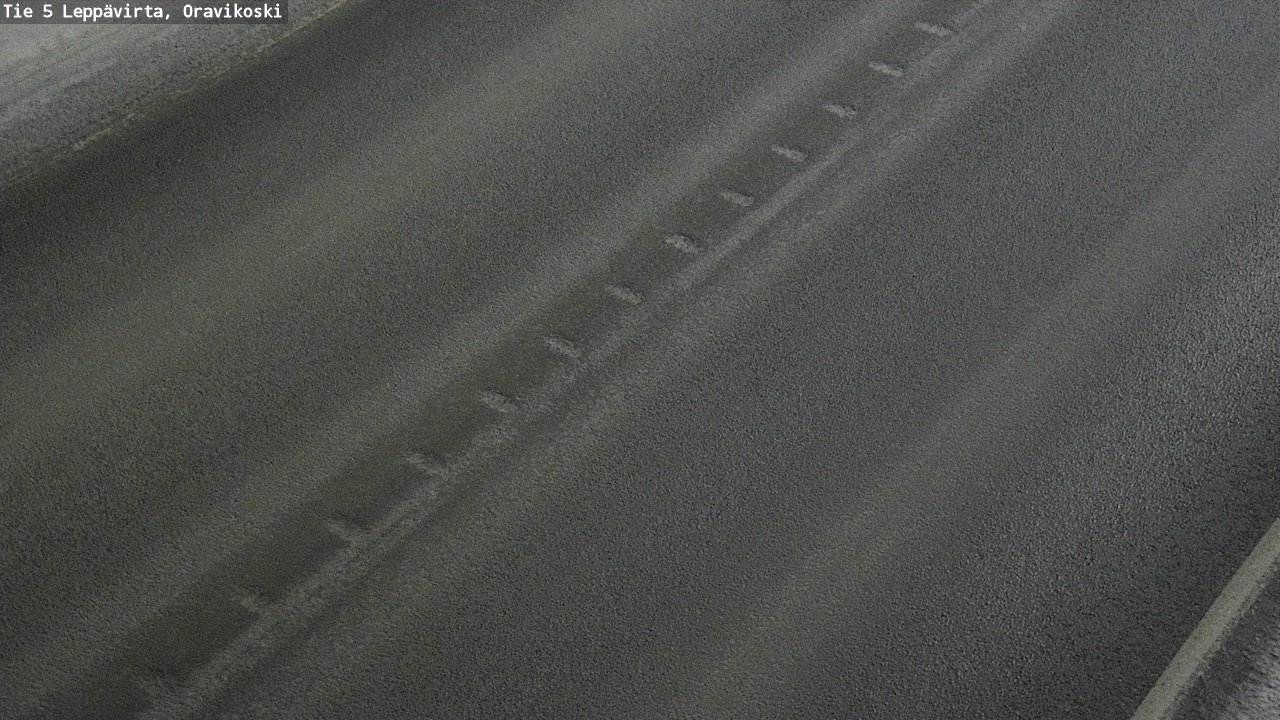 Weather Camera Image Väg 5 Leppävirta, Oravikoski, Leppävirta, Pohjois-Savo