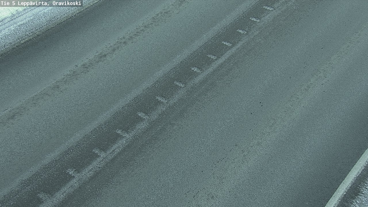 Weather Camera Image Väg 5 Leppävirta, Oravikoski, Leppävirta, Pohjois-Savo