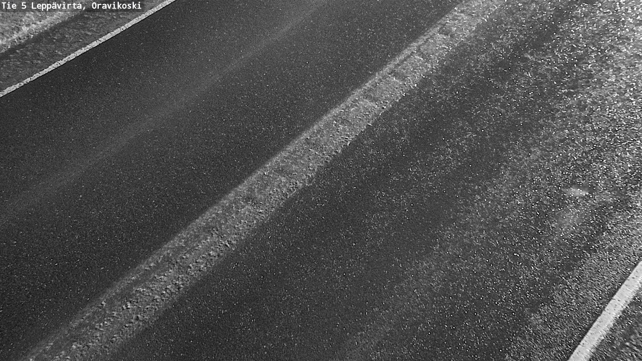Weather Camera Image Väg 5 Leppävirta, Oravikoski, Leppävirta, Pohjois-Savo