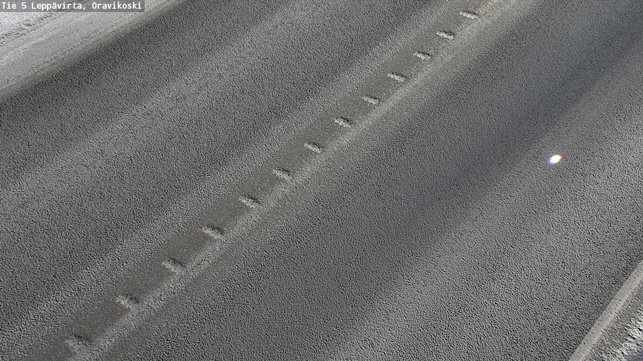 Weather Camera Image Väg 5 Leppävirta, Oravikoski, Leppävirta, Pohjois-Savo