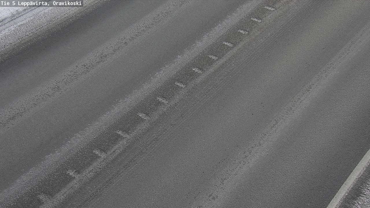 Weather Camera Image Väg 5 Leppävirta, Oravikoski, Leppävirta, Pohjois-Savo