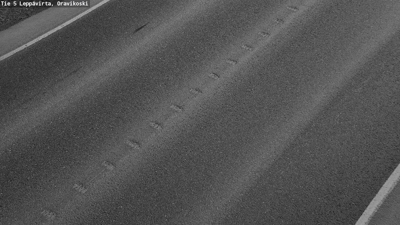 Weather Camera Image Väg 5 Leppävirta, Oravikoski, Leppävirta, Pohjois-Savo