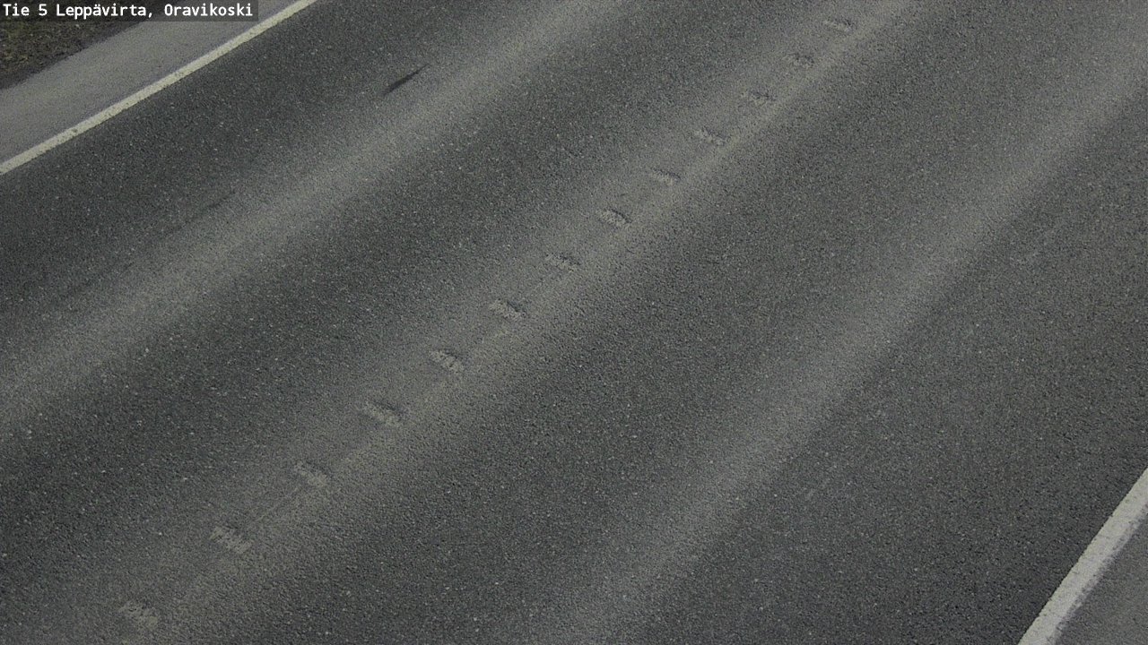 Weather Camera Image Väg 5 Leppävirta, Oravikoski, Leppävirta, Pohjois-Savo