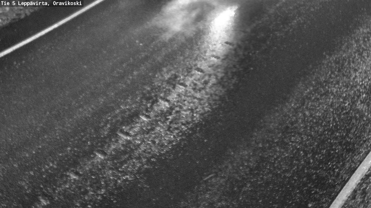 Weather Camera Image Väg 5 Leppävirta, Oravikoski, Leppävirta, Pohjois-Savo