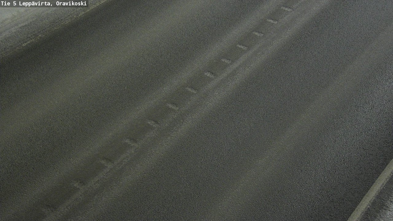 Weather Camera Image Väg 5 Leppävirta, Oravikoski, Leppävirta, Pohjois-Savo