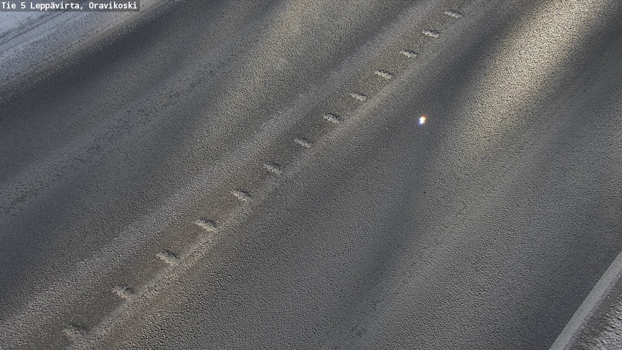 Weather Camera Image Väg 5 Leppävirta, Oravikoski, Leppävirta, Pohjois-Savo