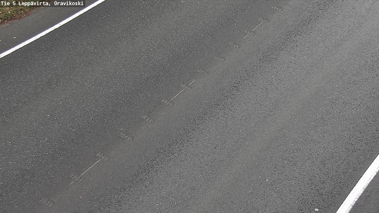 Weather Camera Image Väg 5 Leppävirta, Oravikoski, Leppävirta, Pohjois-Savo
