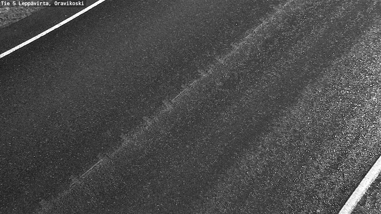 Weather Camera Image Väg 5 Leppävirta, Oravikoski, Leppävirta, Pohjois-Savo