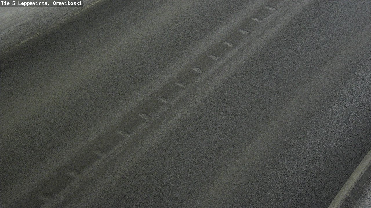 Weather Camera Image Väg 5 Leppävirta, Oravikoski, Leppävirta, Pohjois-Savo
