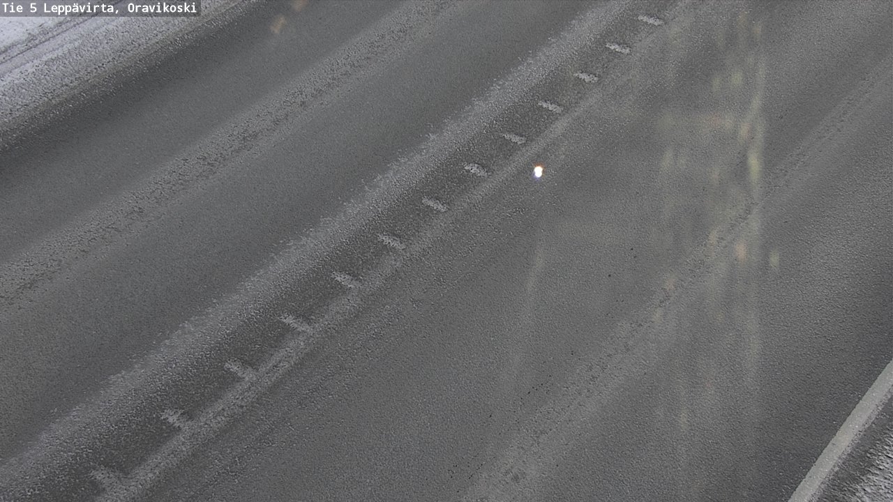 Weather Camera Image Väg 5 Leppävirta, Oravikoski, Leppävirta, Pohjois-Savo
