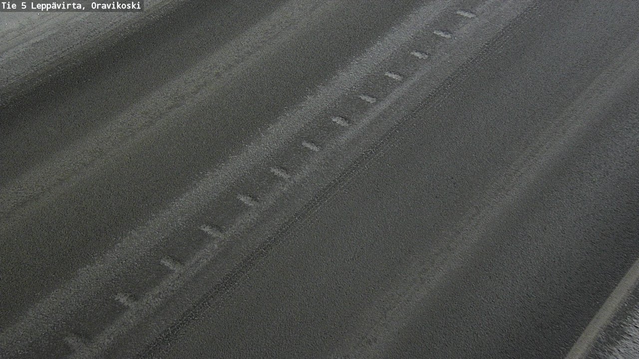 Weather Camera Image Väg 5 Leppävirta, Oravikoski, Leppävirta, Pohjois-Savo
