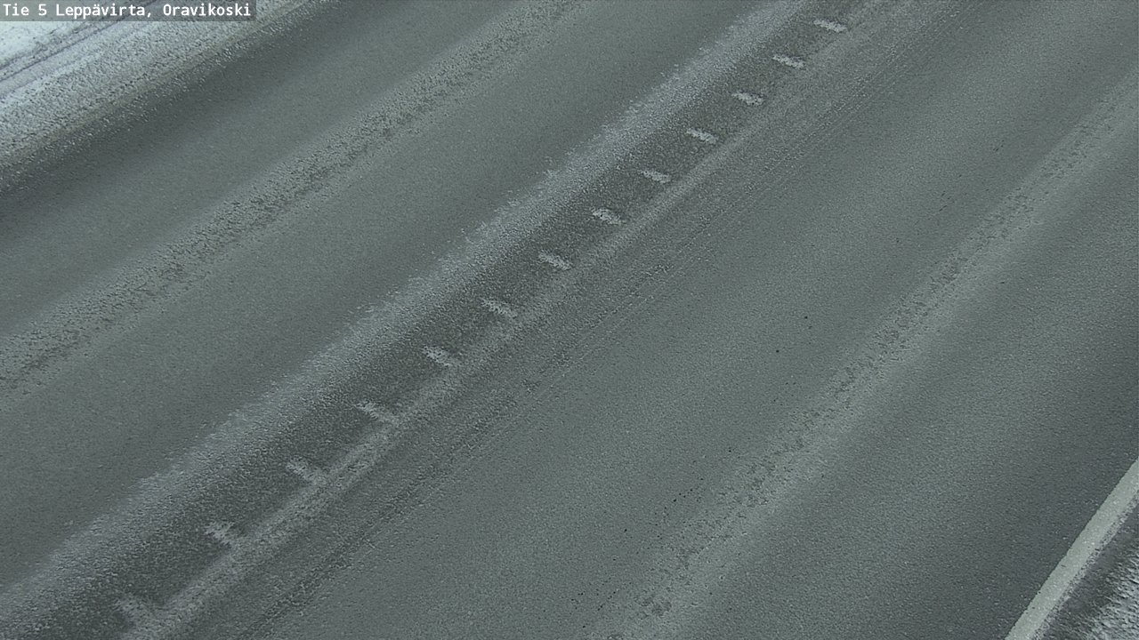 Weather Camera Image Väg 5 Leppävirta, Oravikoski, Leppävirta, Pohjois-Savo