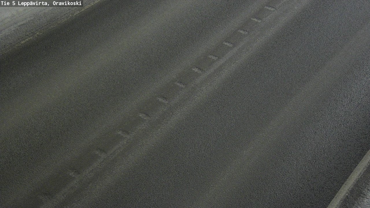 Weather Camera Image Väg 5 Leppävirta, Oravikoski, Leppävirta, Pohjois-Savo