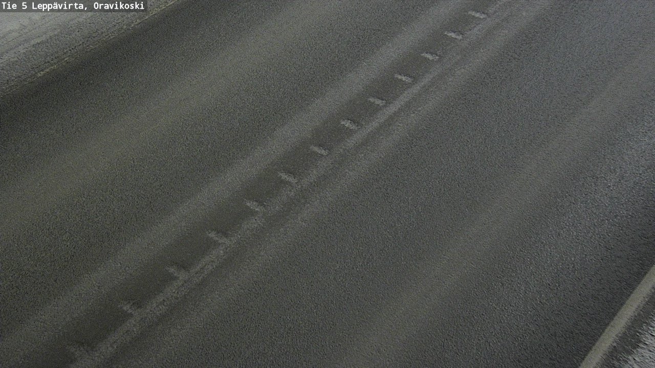 Weather Camera Image Väg 5 Leppävirta, Oravikoski, Leppävirta, Pohjois-Savo